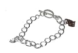 Bella's Bracelet Twilight Inspired Wolf and Heart Charm Bracelet