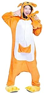 Angelina Unisex Plush Animal Onesies Pajamas #91158 Medium Kangaroo