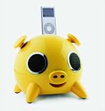 iPig- Ipod Docking Station, Mp3, Mp4, Ps3, Wii, Xbox 360 2.1 Stereo Speaker and Sound System