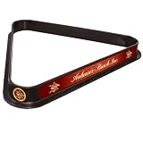 Trademark Anheuser Busch A & Eagle Billiard Ball Triangle Rack, Black