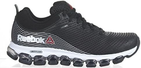 Reebok ZJet Mens Running Shoe 12 Black-Silver Met-White-Excellent Red