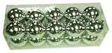 20CT 60mm SLV Ornament