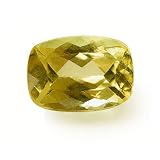 7x5mm Cushion Yellow Apatite Loose Gemstone