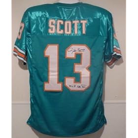 Jake Scott Autographed/Hand Signed Miami Dolphins Jersey w/SB VII MVP