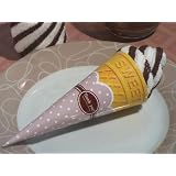 Sweet Treats Collection Chocolate swirl Ice cream cone towel favor From FavorOnline