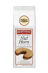 Heaven Scent Nut Horn Cookies, Six 6-Ounce Units (36-Ounces)