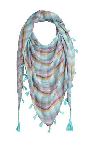 edc by ESPRIT Damen Schal, D48242, Gr. one size, Blau (Authentic Dip Dye 499) Preisvergleich