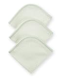 American Baby Company Cotton Terry 3 Pack Wash Cloth Set - Celery