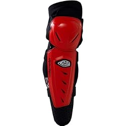 Troy Lee Designs Lopes Adult Knee Guard MX Motorcycle Body Armor - Red
