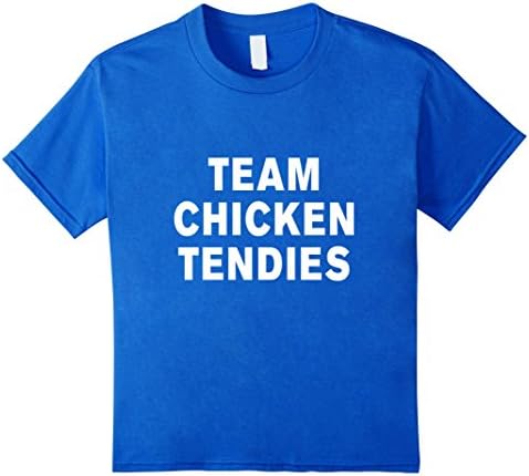 Kids Team Chicken Tendies t-shirt 10 Royal Blue