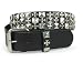 SNAP ON PUNK ROCK STAR STUDDED & IRON CROSS LEATHER BELT