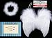 FashionWings Newborn Infant Size Baby Angel Wings and Halo Photo Posing Props, Bonus Frame