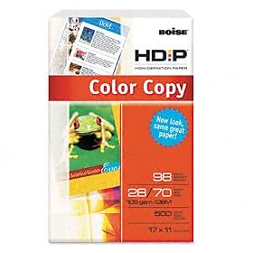 Boise - Bcp2817 Hd:P Color Copy Paper, 98 Brightness, 28Lb, 11 X 17, White, 500 Sheets/Ream