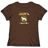 T-Shirt Woman Brown  My Rhodesian Ridgeback Knows It All  Dog