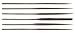 Needle File Set, 5-1/2 - 6 pc Set #49-01408