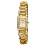 BULOVA Watches:Caravelle by Bulova Women's 45L95 Swarovski Crystal Accented Champagne Dial Watch