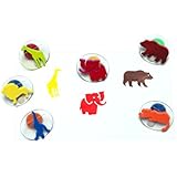 Center Enterprise CE6769 READY2LEARN Giant Wild Animal Stamps (Pack of 6)