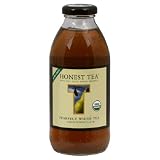 Honesttea Tea Iced-White Pearfect(95% Organic),16-Ounce Glass Bottles (Pack of 12)