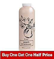 Natures Extracts Peach Almond Talcum Powder 150g