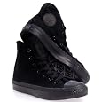 Converse Chuck Taylor All Star Hi Top Black Monochrome Canvas Shoes