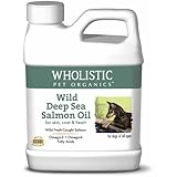 Wholistic Pet Organics Wild Deep Sea Salmon Oil for Dogs, 32 oz.