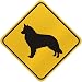 image 42 - ONLY BELGIAN SHEEPDOG CROSSING SIGN DOG