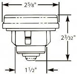 Stant 10580 Locking Fuel Cap