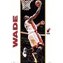 Miami Heat (Dwyane Wade Dunking) Framed Sports Poster Print - 24" X 36"