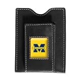 MICHIGAN WOLVERINES BLACK MAGNETIC WALLET MONEY CLIP
