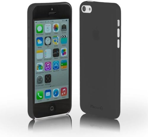 MACOON Cover SecondSkin for iPhone 5c Ultra Fine & Translucent, color:black