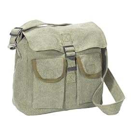 Rothco Classic 2 Pocket Shoulder Messenger Bag OD