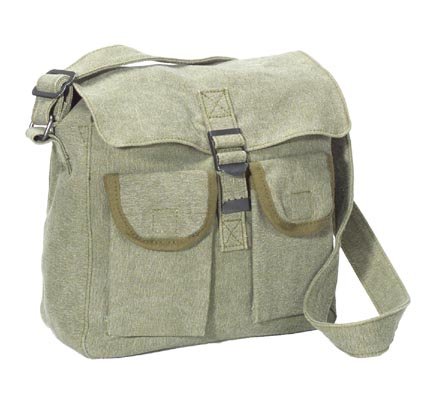 Buy Rothco Classic 2 Pocket Shoulder Messenger Bag OD by Rothco
