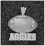 Logo Art Texas A&M Aggies Sterling Silver Football Pendant