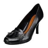 Daniblack Women's Nomie Tassel Moccasin Pump, Black, 7.5 M