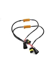 Set of 2 - 9006 HB4 50W 6Ohm LED Load Resistor Harness to fix LED bulbs Hyper Flash and Eliminate error