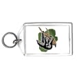 Keychain with three-toed, sloth