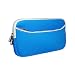 6 inch Blue Protection Soft Sleeve Case w/double zip & extra pocket for Amazon Kindle 1/2, Sony, Ectaco JetBook, Barnes & Nobles Nook, Cooler Reader