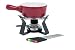 Trudeau Cheese / Chocolate Multi-Purpose Fondue, Red, 10 Piece Set