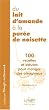 Du lait d'amande a la puree de noisette