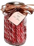 Gift Jar: Peppermint Old Fashion Candy Sticks