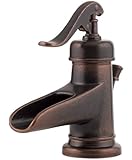 Pfister Ashfield Single Control 4" Centerset Bathroom Faucet, Rustic Bronze