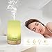 Seneo 100 ml Essential Oil Diffusers for Aromatherapy Ultrasonic Cool Mist Aroma Humidifiers with Auto Shut-off and 7 Color LED Lights for Home Office Bedroom Room