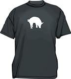 Pig Hog Silhouette Logo Men's tee Shirt in 12 colors Small thru 6XL