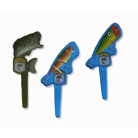 BASS Fishing Cupcake Toppers
