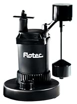 Flotec FP0S2450A-01 1/3 HP 2,760 GPH Plastic Sump Pump