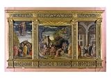 Altarpiece Showing the Ascension, the Adoration of the Magi and the Circumcision Giclee Poster Print by Andrea Mantegna, 24x18