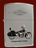 Harley Davidson Motor Cycles Heritage Softail Classic Zippo Lighter