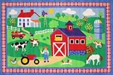 Country Farm Rug OLIVE KIDS 39 x 58 Area Rug