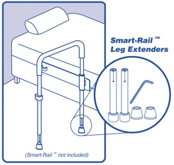 Smart-Rail Leg Extenders