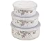Pfaltzgraff Grapevine 6-Piece Enamel on Steel Bowl Set, Small